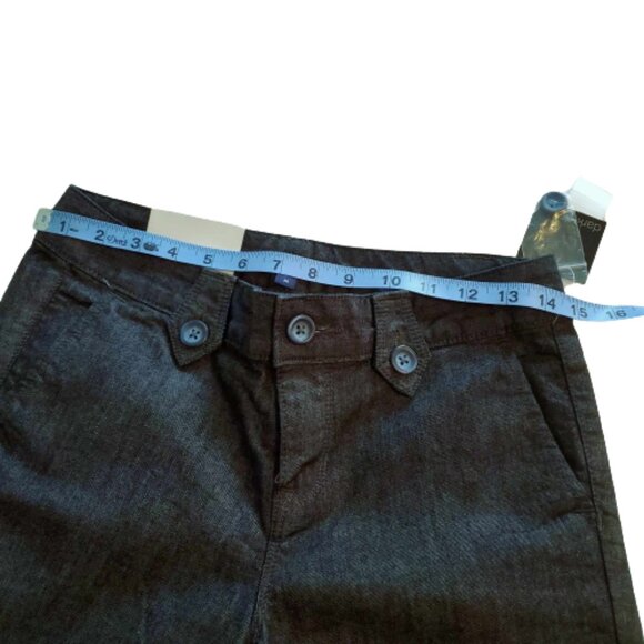 NWT Gap Fit Slung Fit Dark Denim Jeans Size 2R - Low Rise & Hip-Hugging Fit - Picture 4 of 6